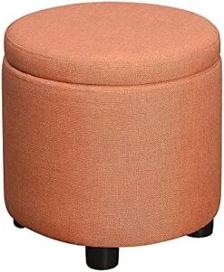 Designs4Comfort Round Accent Storage Ottoman With Reversible Tray Lid 16 Designs4Comfort Round Accent Storage Ottoman With Reversible Tray Lid -Amazon Store 41Fg2butCvS. AC