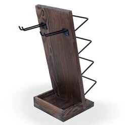 Rustic State Rueda Tabletop Wine Rack For 4 Bottles With 2 Stemware Glass Holder And Cork Storage Countertop Tray Freestanding Bar Organizer, Walnut 10 Rustic State Rueda Tabletop Wine Rack For 4 Bottles With 2 Stemware Glass Holder And Cork Storage Countertop Tray Freestanding Bar Organizer, Walnut -Amazon Store 41FsTYnFrYL