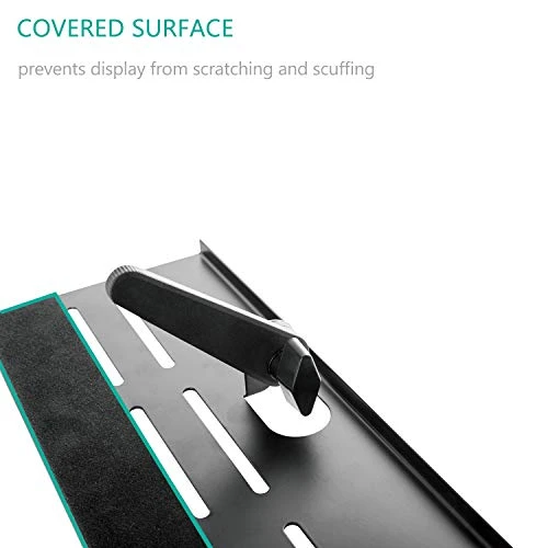 WALI TV Top Shelf, 23.6 X 5 Inch Flat Panel For Streaming Devices, Media Boxes, Speakers And Home Decor (TSH002), 1 Pack, Black 8 WALI TV Top Shelf, 23.6 X 5 Inch Flat Panel For Streaming Devices, Media Boxes, Speakers And Home Decor (TSH002), 1 Pack, Black - Image 6