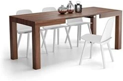 Mobili Fiver, First Extendable Table, Rustic Oak, Laminate-Finished, Made In Italy -Amazon Store 41FyVLUnh5L. AC