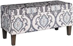 HomePop Textured Large Decorative Storage Bench, Gray And Brown, 36 X 16 X 18 Inches 26 HomePop Textured Large Decorative Storage Bench, Gray And Brown, 36 X 16 X 18 Inches -Amazon Store 41G k0IzwzL. AC 1