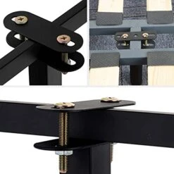 HEYCE Bed Support Legs, Row Skeleton Support Foot Adjustable Support Legs Bed Center Frame Slat Support Leg For Sofa Bed Frame Replacement Parts 4Pcs (15cm(5.9in)) -Amazon Store 41G3hv59fVL