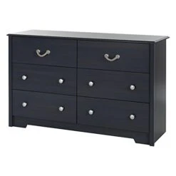 South Shore Aviron 6-Drawer Double Dresser, Blueberry, , 53.25 X 32.5 X 17