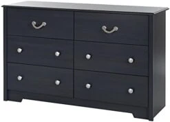 South Shore Aviron 6-Drawer Double Dresser, Blueberry, , 53.25 X 32.5 X 17 -Amazon Store 41G8eDKkV1L. AC