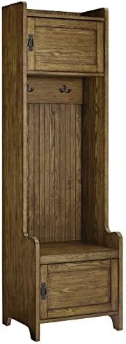 Crosley Furniture KF60004WH Fremont Tower Entryway Hall Tree With Storage (Set Of 2), Distressed White 12 Crosley Furniture KF60004WH Fremont Tower Entryway Hall Tree With Storage (Set Of 2), Distressed White - Image 10