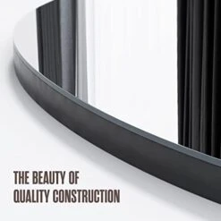 Houseables Irregular Mirror, Asymmetrical Wall Mirrors, Abstract Shaped Frame, 19.5"x33.25", Wood, Black Accent Decor, Large Body, Unsymmetrical, Weird Shape, Decorative, Asymmetric, Wavy, Modern -Amazon Store 41GT9jkTbLL