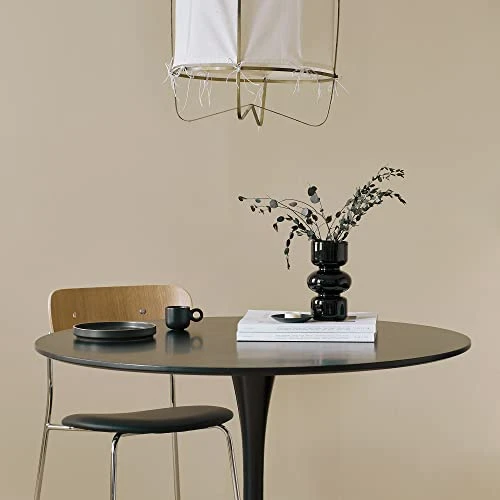 Roomnhome Self-Assembly ∅31.5'' Round Table, Sturdy Décor Table With A Combination Of Iron Frame And 0.7'' Thickness MDF + Scatchproof HPL Top, Home And Kitchen Black Round Table 6 Roomnhome Self-Assembly ∅31.5'' Round Table, Sturdy Décor Table With A Combination Of Iron Frame And 0.7'' Thickness MDF + Scatchproof HPL Top, Home And Kitchen Black Round Table - Image 4