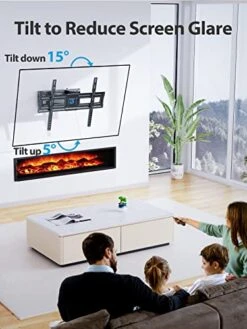 Pipishell Full Motion TV Wall Mount Bracket For 37-75 Inch LCD, QLED,OLED 4K Flat Curved TVs, Dual Arms Tilt Extension Swivel Articulating TV Mount, Max VESA 600x400mm Up To 110lbs, Fits 16” Studs 11 Pipishell Full Motion TV Wall Mount Bracket For 37-75 Inch LCD, QLED,OLED 4K Flat Curved TVs, Dual Arms Tilt Extension Swivel Articulating TV Mount, Max VESA 600x400mm Up To 110lbs, Fits 16” Studs -Amazon Store 41GgkRsJJ8L