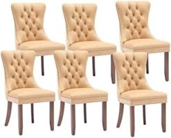 Winwee Set Of 2 Dining Chairs Leisure Padded Chair, Tufted Solid Wood Velvet Upholstered Dining Chair With Nailhead Trim& Ring Pull For Kitchen, Living Room (Blue), (WINWETO-00192) 23 Winwee Set Of 2 Dining Chairs Leisure Padded Chair, Tufted Solid Wood Velvet Upholstered Dining Chair With Nailhead Trim& Ring Pull For Kitchen, Living Room (Blue), (WINWETO-00192) -Amazon Store 41Gj i90hUL. AC
