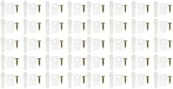 Angoily 20 Sets Fixed Wall Multi- For Hanging Crystal Cabinet Plastic Door Furniture With Mirror Screws Holders Brackets Mount Holder Spacer Glass Clamps Retainer Clip Clear Clips -Amazon Store 41Gu55omu2L. AC