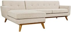 Modway Engage Mid-Century Modern Upholstered Fabric Right-Arm Chaise In Beige 24 Modway Engage Mid-Century Modern Upholstered Fabric Right-Arm Chaise In Beige -Amazon Store 41GvfwRareL. AC