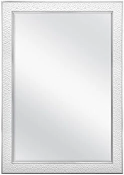 MCS Nordic Blossom Large Wall Mirror, Modern Rectangle Mirror Home Decor For Living Room, Bedroom, Or Bathroom, 27 By 33 Inch, White 13 MCS Nordic Blossom Large Wall Mirror, Modern Rectangle Mirror Home Decor For Living Room, Bedroom, Or Bathroom, 27 By 33 Inch, White -Amazon Store 41Gz364i0L. AC