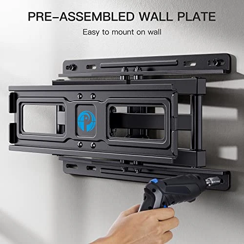 TV Wall Mount Full Motion Articulating Swivel Extension For Most 26-65 Inch Flat Curved TVs With Max VESA 400x400mm Up To 88lbs, Wall Mount TV Bracket Fits 12,16 Inch Wood Stud By Pipishell 8 TV Wall Mount Full Motion Articulating Swivel Extension For Most 26-65 Inch Flat Curved TVs With Max VESA 400x400mm Up To 88lbs, Wall Mount TV Bracket Fits 12,16 Inch Wood Stud By Pipishell - Image 6