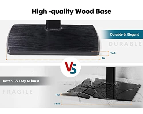 FITUEYES Swivel Floor TV Stand For 32 To 70 Inch TVs Tall Universal TV Stand Mount With Sturdy Wood Base, Space Saving For Corner Bedroom… 6 FITUEYES Swivel Floor TV Stand For 32 To 70 Inch TVs Tall Universal TV Stand Mount With Sturdy Wood Base, Space Saving For Corner Bedroom… - Image 4