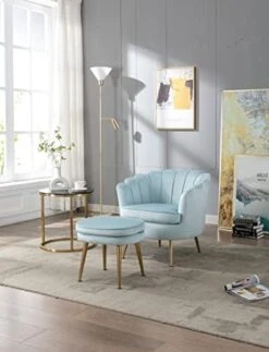 Loveseat Sofa, Modern Velvet Couch Accent Upholstered Settee, 2 Seater Small Loveseat For Small Spaces, Office, Bedroom, Living Room (Green) -Amazon Store 41HOBJ11zwL. AC