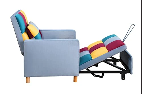 Merax Convertible Sleeper Sofa Chair Bed, 3 In 1 Adjustable Single Sleeper Chair Pullout Sofa Bed,Multi-Functional Sleeper Chair For Living Room Apartment Office 7 Merax Convertible Sleeper Sofa Chair Bed, 3 In 1 Adjustable Single Sleeper Chair Pullout Sofa Bed,Multi-Functional Sleeper Chair For Living Room Apartment Office - Image 5