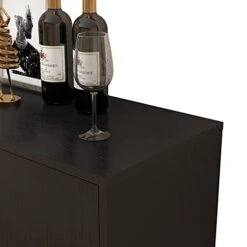 Panana 2 Door Kitchen Buffet Storage Cabinet Accent Console Table For Kitchen Dining Living Room Hallway Office (Black) -Amazon Store 41HS2yfxxfL