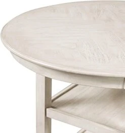 New Classic Furniture Amy 5-Piece Counter Dining Table Set, Bisque -Amazon Store 41HWjRyL3KL