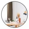 UMZODO 30 Inch Circle Wall Mirror, Brushed Black Metal Framed Round Mirror For Bathroom Vanity, Bedroom Decor, Living Room, Entryway 1 UMZODO 30 Inch Circle Wall Mirror, Brushed Black Metal Framed Round Mirror For Bathroom Vanity, Bedroom Decor, Living Room, Entryway -Amazon Store 41HXdxExHXL