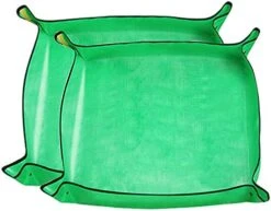 2PCS Plant Repotting Mat Waterproof PE Transplanting Mat Foldable Gardening Mat Reportting Mat For Indoor Outdoor Plants -Amazon Store 41HuVEblauL. AC 1