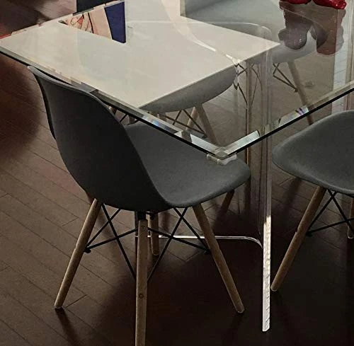 Southeastflorida Acrylic V's Or Boomerang Dining Table Bases (2) Clear 29" High X 3/4" Thick 3 Southeastflorida Acrylic V's Or Boomerang Dining Table Bases (2) Clear 29" High X 3/4" Thick