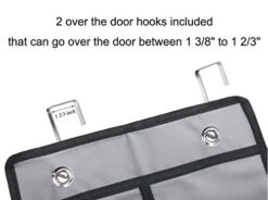 LONGTEAM Thick Oxford Fabric Over The Door Shoe Organizer 12 Pockets Hanging Shoe Storage Holder For Bedroom, Bathroom And College Dorm Room (Gray) 9 LONGTEAM Thick Oxford Fabric Over The Door Shoe Organizer 12 Pockets Hanging Shoe Storage Holder For Bedroom, Bathroom And College Dorm Room (Gray) -Amazon Store 41HxNMRsaUL