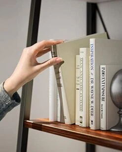 Pipishell Industrial Ladder Shelf, 4-Tier Bookshelf, Free Standing Bookcase Storage Rack Shelves Plant Flower Stand With Wood Look For Living Room, Bedroom, Kitchen, Bathroom, Home Office, Balcony 13 Pipishell Industrial Ladder Shelf, 4-Tier Bookshelf, Free Standing Bookcase Storage Rack Shelves Plant Flower Stand With Wood Look For Living Room, Bedroom, Kitchen, Bathroom, Home Office, Balcony -Amazon Store 41I2r3HMnqL