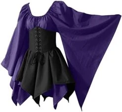 JEGULV Medieval Fairy Cosplay Set Women's Gothic Elf Fairy Short Dresses Renaissance Costumes Halloween Flare Sleeve Dress 29 JEGULV Medieval Fairy Cosplay Set Women's Gothic Elf Fairy Short Dresses Renaissance Costumes Halloween Flare Sleeve Dress -Amazon Store 41I4xcgiLrL. AC