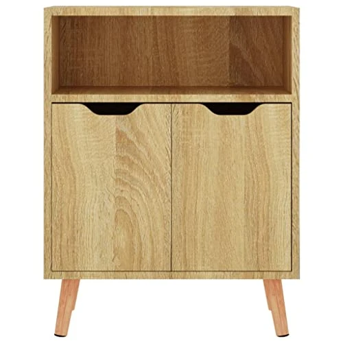 Youuihom Sideboard Storage Cabinets With Doors Tool Cabinets Decorative Cabinets Sonoma Oak 23.6"x11.8"x28.3" Engineered Wood Suitable For Office, Home, Garage, Dining Room 5 Youuihom Sideboard Storage Cabinets With Doors Tool Cabinets Decorative Cabinets Sonoma Oak 23.6"x11.8"x28.3" Engineered Wood Suitable For Office, Home, Garage, Dining Room - Image 3