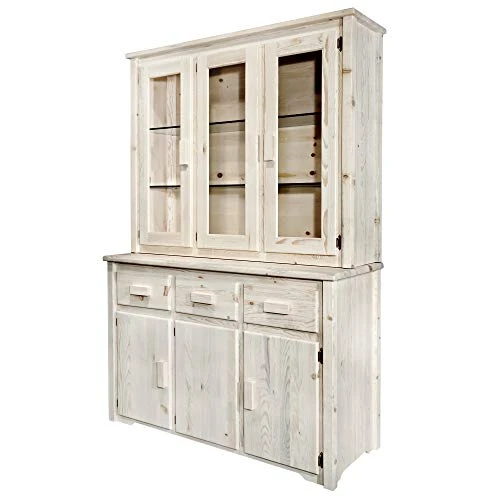Montana Woodworks, Clear Lacquer Finish Homestead Collection China Hutch & Sideboard 5 Montana Woodworks, Clear Lacquer Finish Homestead Collection China Hutch & Sideboard - Image 3