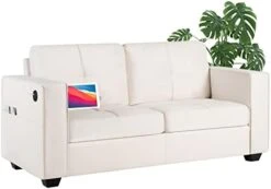 TYBOATLE Modern Living Room Sectional Sofa Sets 2 Piece, 65” W Tufted Mid-Century Loveseat Couch W/ 2 USB Charging Ports And Comfy Accent Arm Chairs For Small Space, Apartment, Office (Dark Grey) 27 TYBOATLE Modern Living Room Sectional Sofa Sets 2 Piece, 65” W Tufted Mid-Century Loveseat Couch W/ 2 USB Charging Ports And Comfy Accent Arm Chairs For Small Space, Apartment, Office (Dark Grey) -Amazon Store 41ILmEcFowL. AC