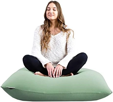 Yogibo Mini Bean Bag, Small Beanbag Chair For Kids, Teens And Adults, Great For Meditation And Sitting, Fibead Filling Conforms To Body, Washable, Removable Cover, Light Grey 14 Yogibo Mini Bean Bag, Small Beanbag Chair For Kids, Teens And Adults, Great For Meditation And Sitting, Fibead Filling Conforms To Body, Washable, Removable Cover, Light Grey - Image 12