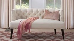 Jennifer Taylor Home Celine Settee, Sky Neutral 11 Jennifer Taylor Home Celine Settee, Sky Neutral -Amazon Store 41IODtcUhrL