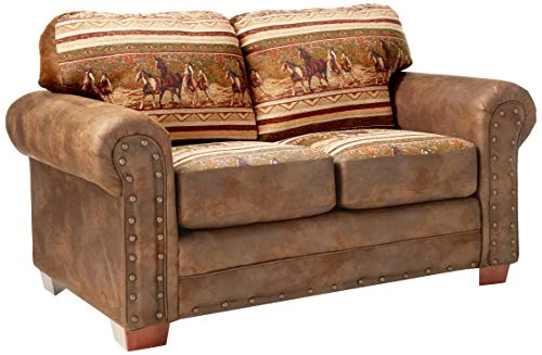 American Furniture Classics Wild Horses Love Seat 3 American Furniture Classics Wild Horses Love Seat