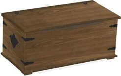 B.R.A.S.I.L.-Möbel TableChamp Dining Room Table Rio 47 X 30 Walnut Light Solid Wood Pine Oiled Extension Extendable Room -Amazon Store 41IYNTNq8bL