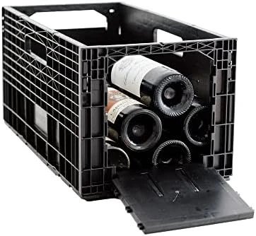 Flexible Wine Storage System For Wine Collectors | Front And Rear Access Door | Stackable Storage Solution | Weinbox 9 Separate Storage Crates | Hold Up To 108 Bottles | Works With All Bottle Shapes 8 Flexible Wine Storage System For Wine Collectors | Front And Rear Access Door | Stackable Storage Solution | Weinbox 9 Separate Storage Crates | Hold Up To 108 Bottles | Works With All Bottle Shapes - Image 6