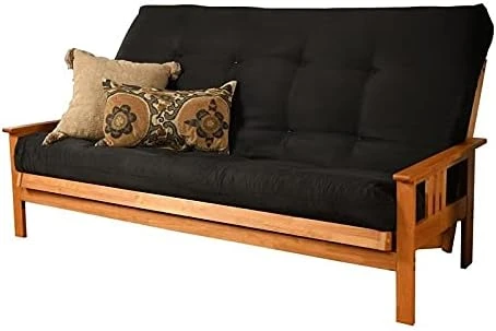 Kodiak Furniture Suede Black Queen-size Futon Mattress Only 4 Kodiak Furniture Suede Black Queen-size Futon Mattress Only - Image 2