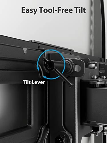 Pipishell Full Motion TV Wall Mount Bracket For 37-75 Inch LCD, QLED,OLED 4K Flat Curved TVs, Dual Arms Tilt Extension Swivel Articulating TV Mount, Max VESA 600x400mm Up To 110lbs, Fits 16” Studs 7 Pipishell Full Motion TV Wall Mount Bracket For 37-75 Inch LCD, QLED,OLED 4K Flat Curved TVs, Dual Arms Tilt Extension Swivel Articulating TV Mount, Max VESA 600x400mm Up To 110lbs, Fits 16” Studs - Image 5