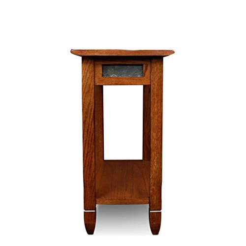 Leick Rustic Oak Chairside End Table 5 Leick Rustic Oak Chairside End Table - Image 3