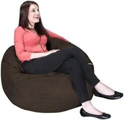 Jaxx Saxx 3 Foot Bean Bag Chair With Removable Cover, Cinnabar -Amazon Store 41J9oc HOPL. AC