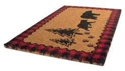Red Mama Bear With Cub In The Woods Cabin Themed Home Decor, Front Door Mat, 30 Inches -Amazon Store 41JMi2UyrKL