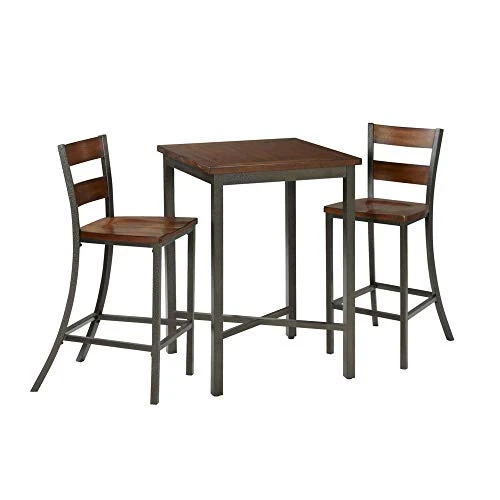 Home Styles Cabin Creek Bistro Table, Constructed From Hardwood Solids With A Chestnut Distressed Finish 6 Home Styles Cabin Creek Bistro Table, Constructed From Hardwood Solids With A Chestnut Distressed Finish - Image 4