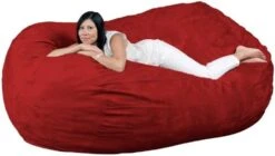 FUGU Bean Bag Chair, Premium Foam Filled 4 XL, Protective Liner Plus Removable Machine Wash Grey Cover 22 FUGU Bean Bag Chair, Premium Foam Filled 4 XL, Protective Liner Plus Removable Machine Wash Grey Cover -Amazon Store 41JSf4s3rrL. AC