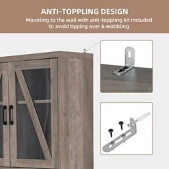 YUSING 67” Kitchen Pantry Cabinet, Buffet Hutch With Microwave Stand And Drawer. Storage Cabinet With Glass Doors And Shelves -Amazon Store 41JT88rLOWL