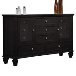 Coaster Furniture Sandy Beach Dresser Black 201323