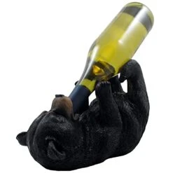 Drinking Black Bear Wine Bottle Holder In Rustic Animal Sculpture & Statue Wine Stands, Cabin And Lodge Decorative Wine Racks & Gifts -Amazon Store 41JfWZ53oUL