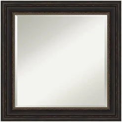 Amanti Art Vanity Wall Framed Bathroom Mirror, Glass Size 24 X 36, Accent Bronze Narrow -Amazon Store 41K FsY3f6L. AC
