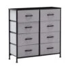 Duhome 8 Drawers Dresser Organizer, Fabric Storage Tower & Chest For Bedroom Hallway Nursery Entryway With Sturdy Steel Frame Wood Top, Light Grey 1 Duhome 8 Drawers Dresser Organizer, Fabric Storage Tower & Chest For Bedroom Hallway Nursery Entryway With Sturdy Steel Frame Wood Top, Light Grey -Amazon Store 41K5a1HsHhL