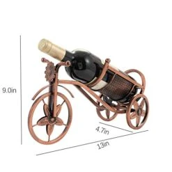 TRSPCWR Tabletop Wine Rack, Wine Bottle Holder Single Bottle Bike Shaped, Freestanding Countertop Wine Rack And Wine Bottle Storage, Wine Gifts Home Bar Decor Crafts 10 TRSPCWR Tabletop Wine Rack, Wine Bottle Holder Single Bottle Bike Shaped, Freestanding Countertop Wine Rack And Wine Bottle Storage, Wine Gifts Home Bar Decor Crafts -Amazon Store 41KP3tCPwIL