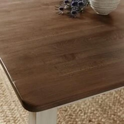 Carol's Inspirations 7 Piece Solid Maple Wood Dining Room Set | Full Kitchen Table Set With Extendable Table And 6 Chairs | Distressed Rectangle Table With Eased Edge | Handmade In USA -Amazon Store 41KQzYMVvNL